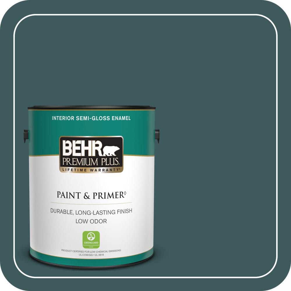 1 gal. #ECC-14-3 Otter Creek Semi-Gloss Enamel Low Odor Interior Paint & Primer price history on PriceWatchPro