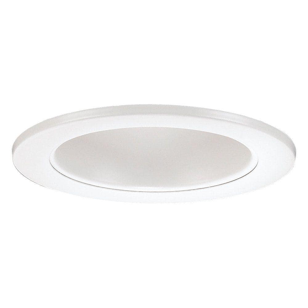 Generation Lighting 4 in. White Mini-Recessed Incandescent Multiplier Trim