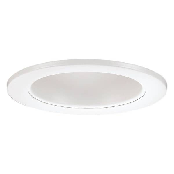 Generation Lighting 4 in. White Mini-Recessed Incandescent Multiplier Trim