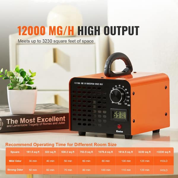 SKYSHALO Ozone Machine 3230 sq. ft. HEPA - Type Ozone Generator in