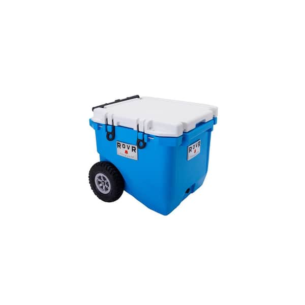 RollR 45 (45 Qt.) Cooler with Air Inflated Tires in Bluebird