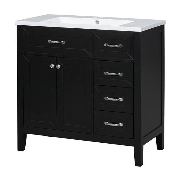 Aoibox 35.98 in. W. x 18.03 in. D x 35.98 in. H Bathroom