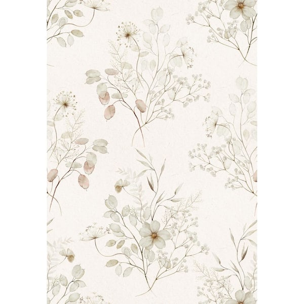 Peel and Stick Wallpaper Sheets 11 in. x 16 in. Spring Ready (14.67 sq. ft.) (12-Pack)