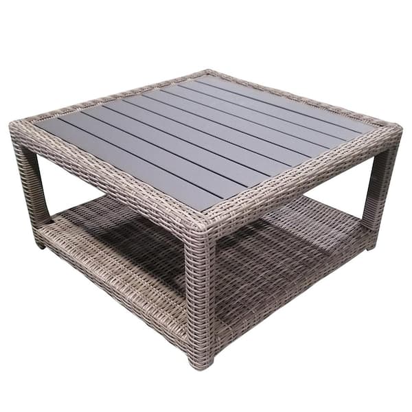 AndMakers Square Wicker Outdoor Coffee Table