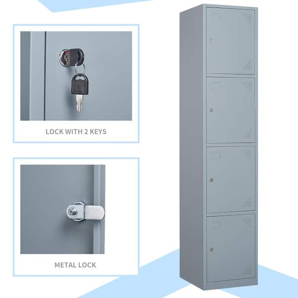 Metal Lockers for Employees with Lock, Employees Locker Storage