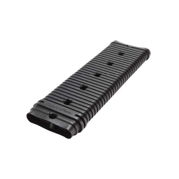 Stealth Flow 24 in. Black Vinyl Low Profile Downspout Extension only