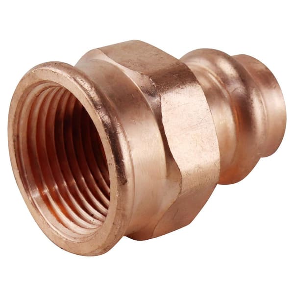 Apollo 1/2 in. x 3/4 in. Copper Press x FPT Female Adapter XPRFA1234 - The Home  Depot