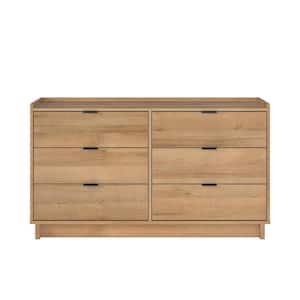 Simply Modern Natural Oak 6-Drawer 52.5 in. W Dresser