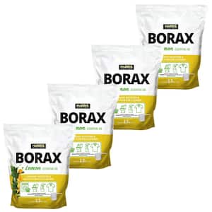 2.5 lbs. Borax Laundry Booster and Multi-Purpose Cleaner with Lemon Essential Oil (4-Pack)