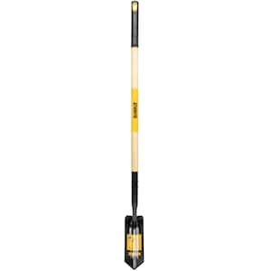 46 in. Wood Handle Carbon Steel Trenching Shovel