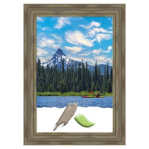 Alexandria Greywash Wood Picture Frame Opening Size 20 x 30 in.