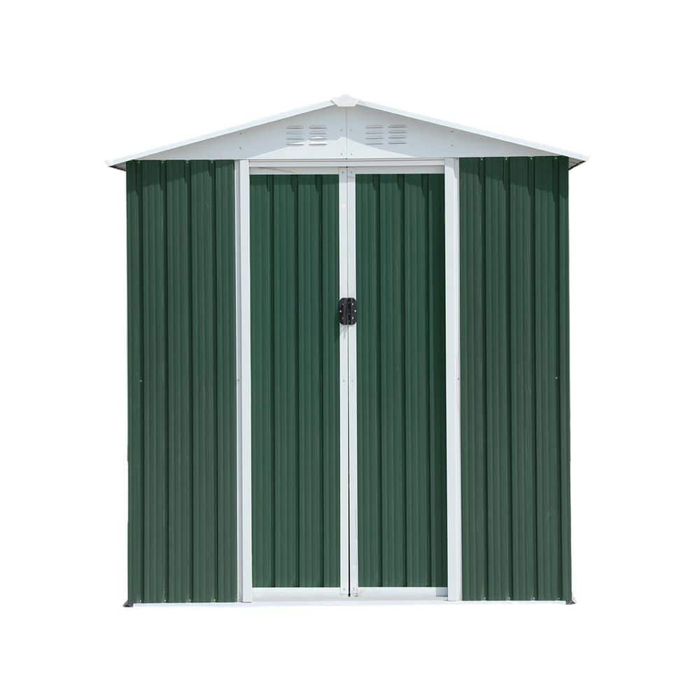 4 ft. W x 6 ft. D Metal Storage Shed with Aluminum Alloy Frame and Sliding Door, Green price history on PriceWatchPro