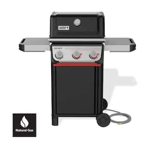 Spirit E-325 3-Burner Natural Gas Grill in Black with Sear Zone