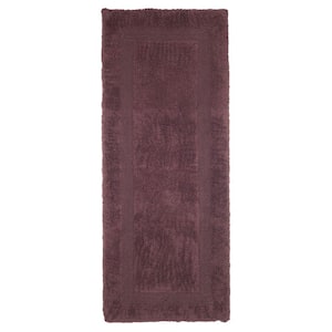 Chocolate 2 ft. x 5 ft. Cotton Reversible Extra Long Bath Rug Runner