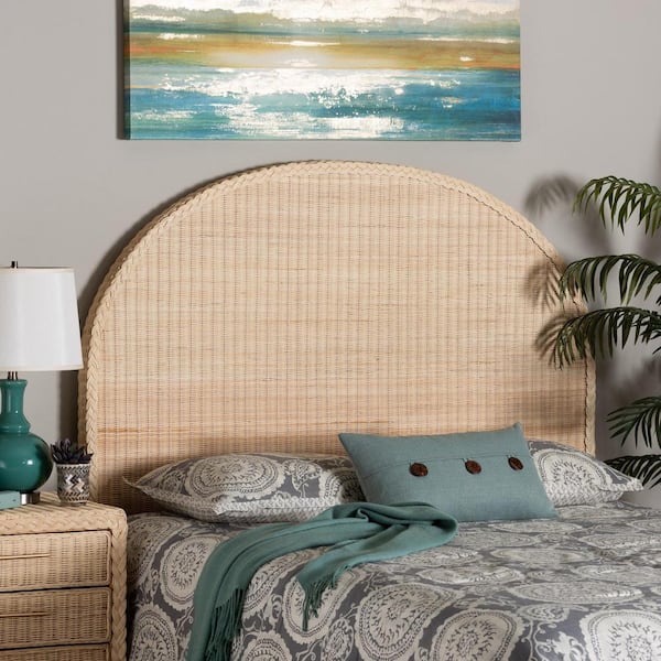 Natural queen headboard sales