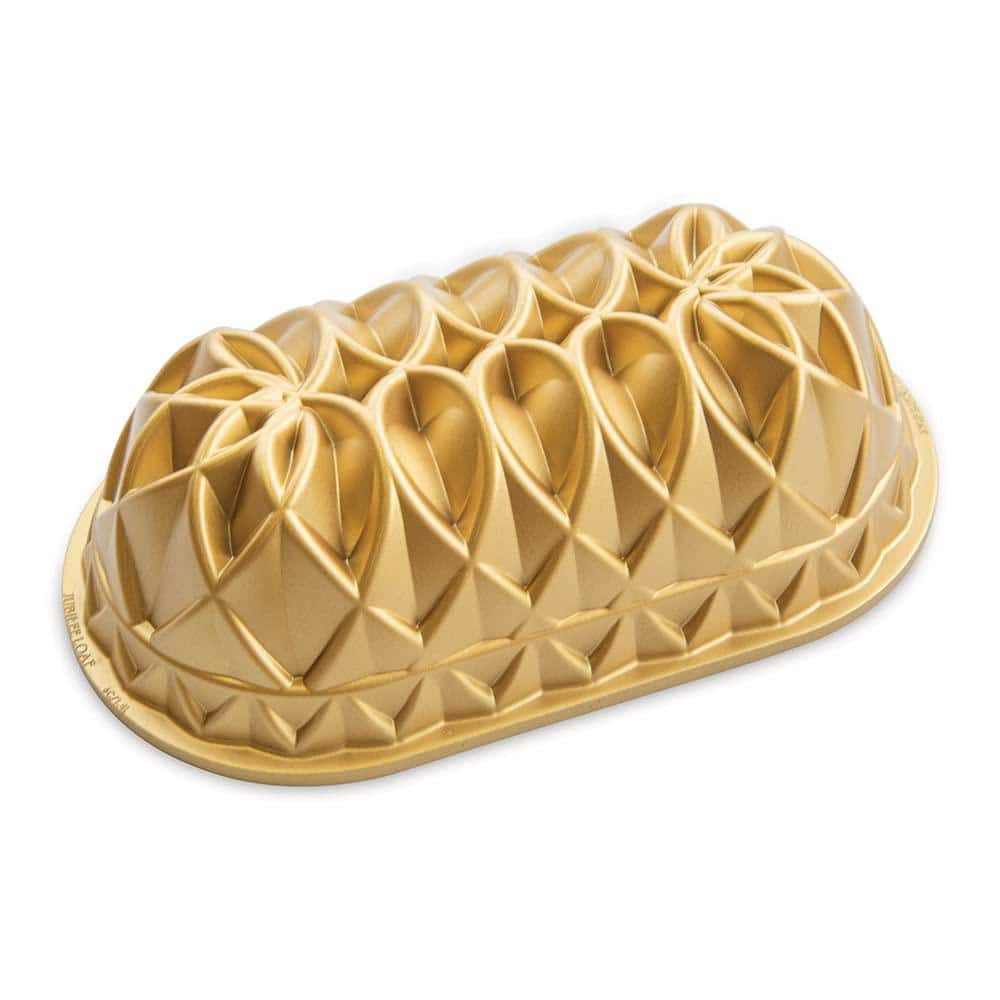 6 Cup Aluminum Loaf Pan Gold