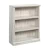 SAUDER 43 in. White Plank Engineered Wood 3-Shelf Bookcase 426427 - The ...