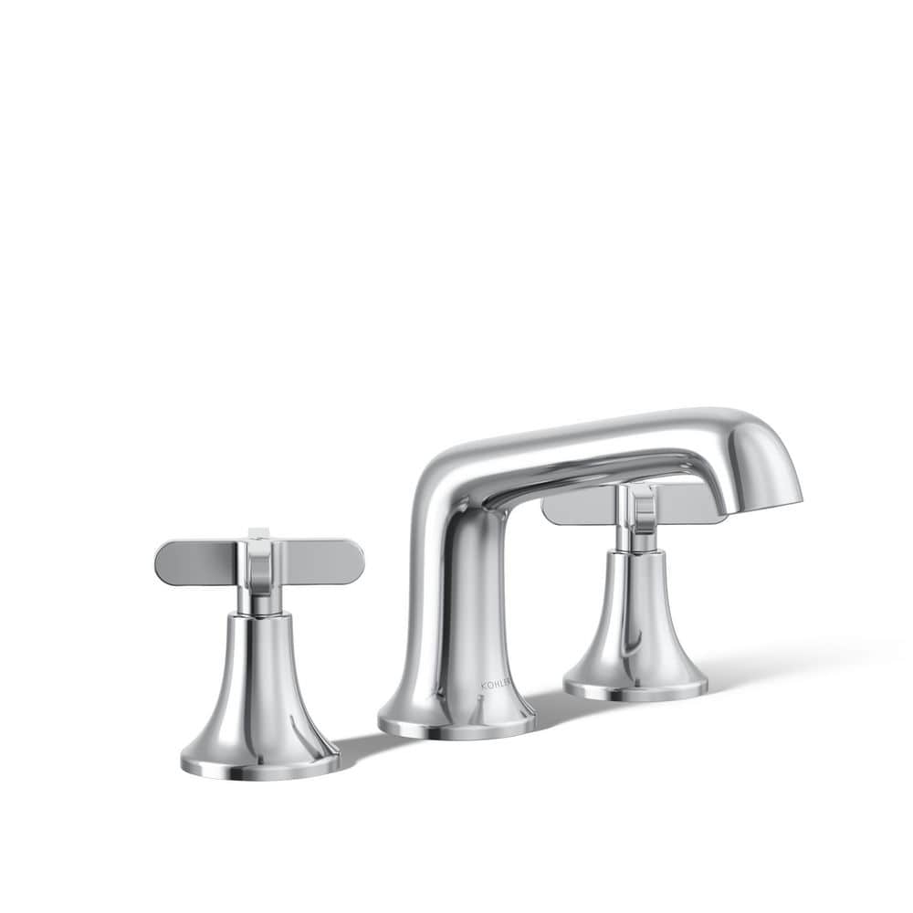 KOHLER Setra 8 in. Widespread 2-Handle Bathroom Faucet in Polished