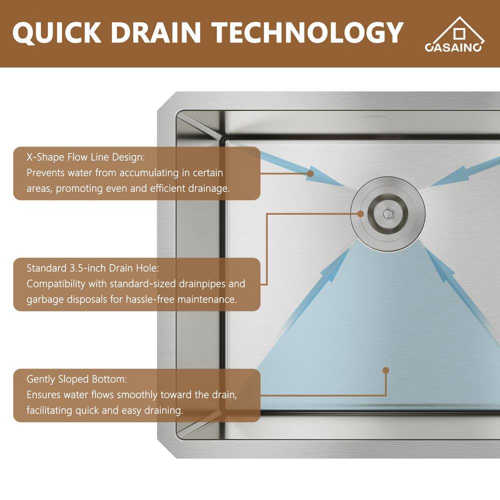 32" Satin Stainless Steel Undermount Double Bowl Kitchen Sink with Faucet