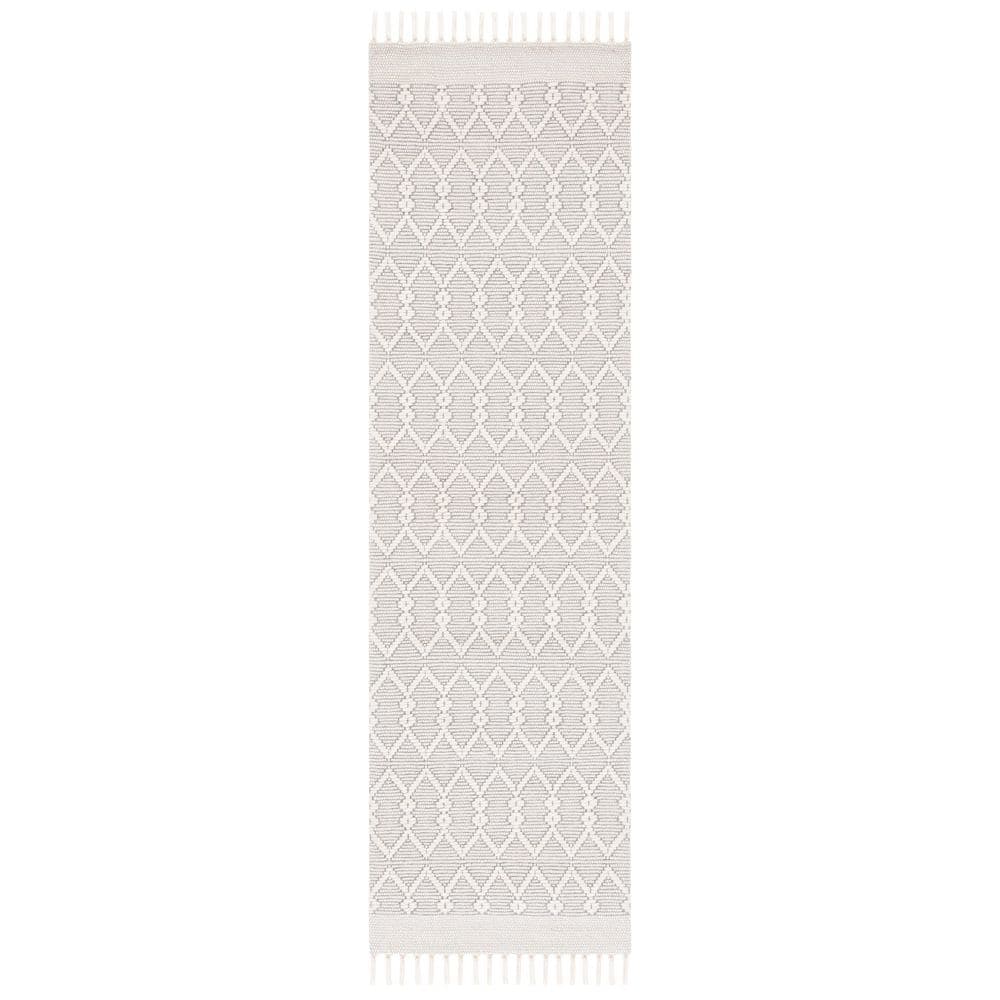 Vermont 2 ft. x 8 ft. Ivory Geometric Border Fringe Runner Rug price history on PriceWatchPro