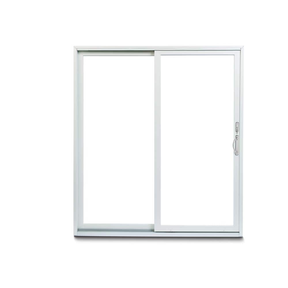 70-1/2 in. x 79-1/2 in. 200 Series White Left-Hand Perma-Shield Gliding Pat