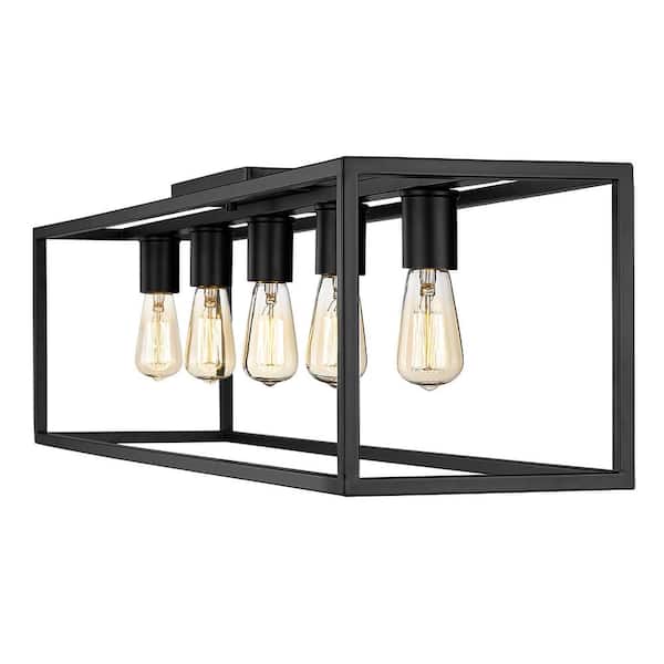 Golden Lighting - 41 in. Wesson Flush Mount