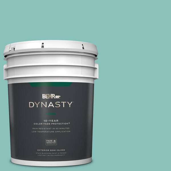 Undine Color BEHR DYNASTY 5 gal. #M450-4 Undine Semi-Gloss Enamel Exterior Stain ...