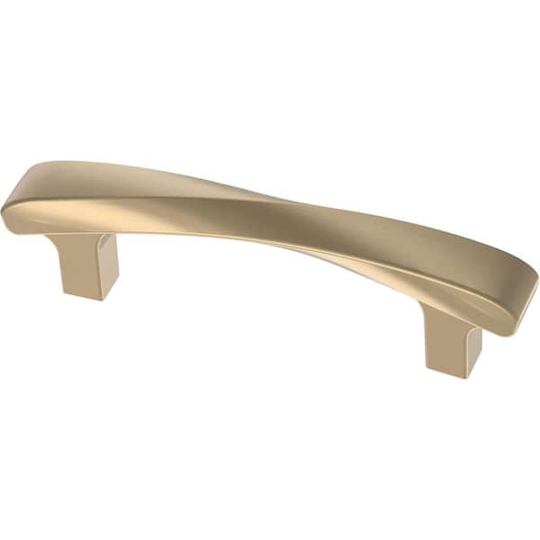 Liberty Modern Twist 3 in. (76 mm) Modern Champagne Bronze Cabinet Drawer Pull