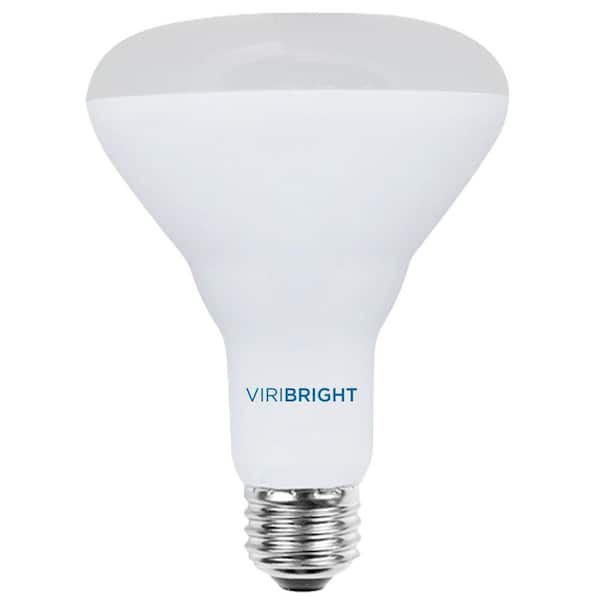 65-Watt Equivalent BR30 Dimmable CEC 90+ CRI Recessed CEC Title 20 E26 Flood LED Light Bulb, Daylight 6500K (2-Pack)