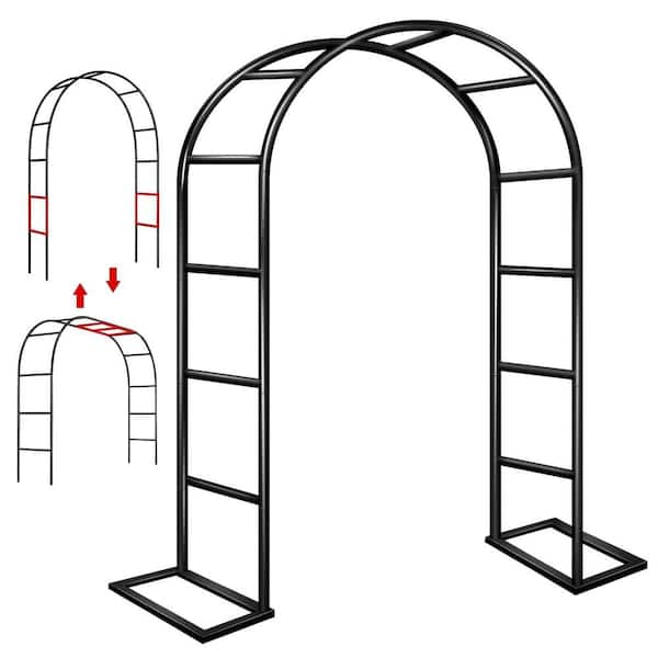 Unbranded 95 in. Metal Garden Arch Trellis for Party Decoration