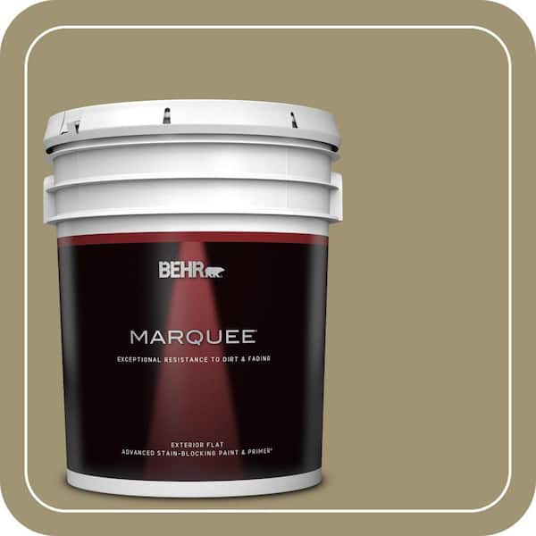 BEHR MARQUEE 5 gal. #380F-6 River Bank Flat Exterior Paint & Primer