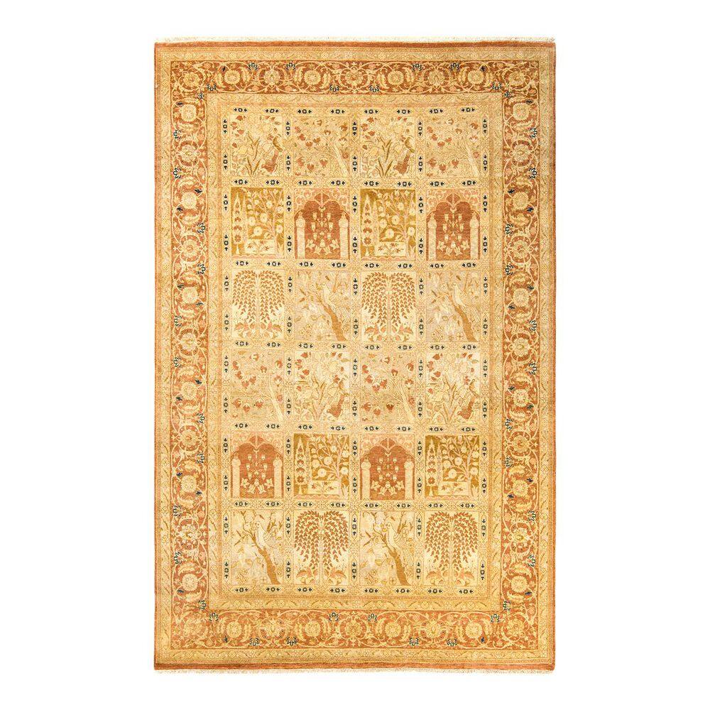 Mogul Brown 6 ft. x 9 ft. Oriental Wool Indoor Area Rug price history on PriceWatchPro