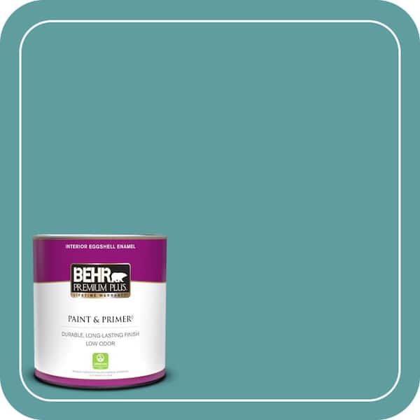 BEHR PREMIUM PLUS 1 qt. #PPU13-05 Bali Bliss Eggshell Enamel Low Odor Interior Paint & Primer