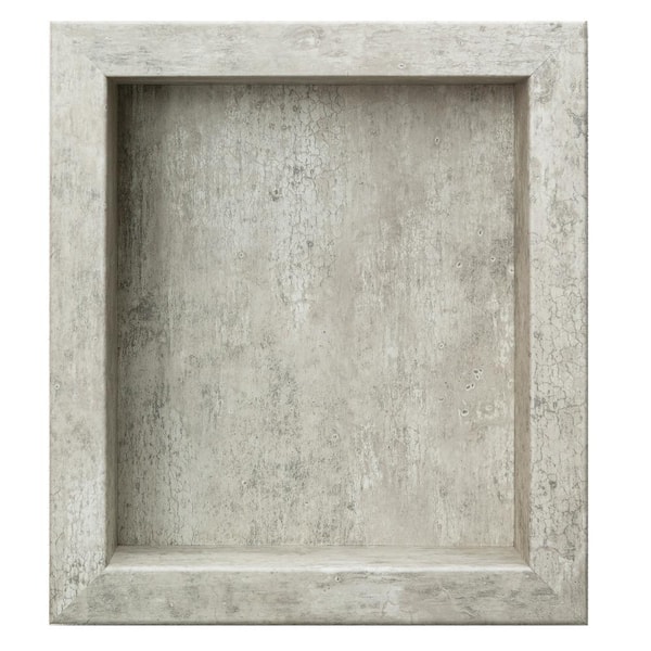 PALISADE 15.5 in. W x 3.75 in. H x 17.5 in. D Vinyl Waterproof Shower Niche Insert in Wind Gust