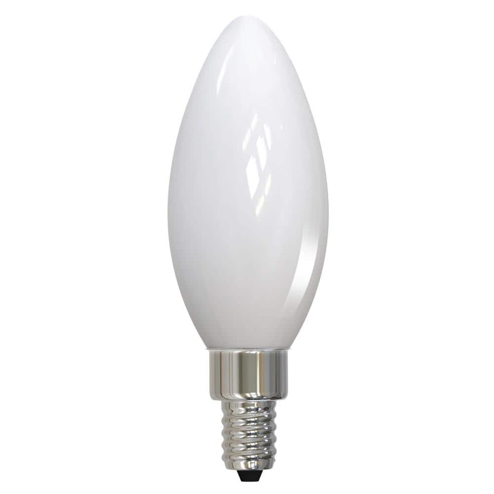 40 - Watt Equivalent Soft White Light B11 (E12) Candelabra Screw Base Dimma