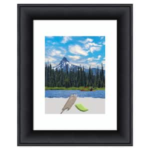 Nero Black Wood Picture Frame Opening Size 11 x 14 in. (Matted To 8 x 10 in.)