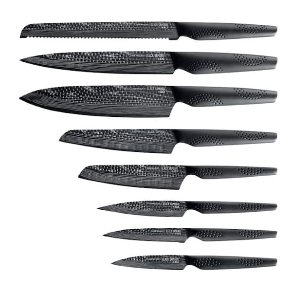 Ninja K32009 Foodi 9 Piece Knife Block Set with Built-in Sharpener - Stainless Steel/Black