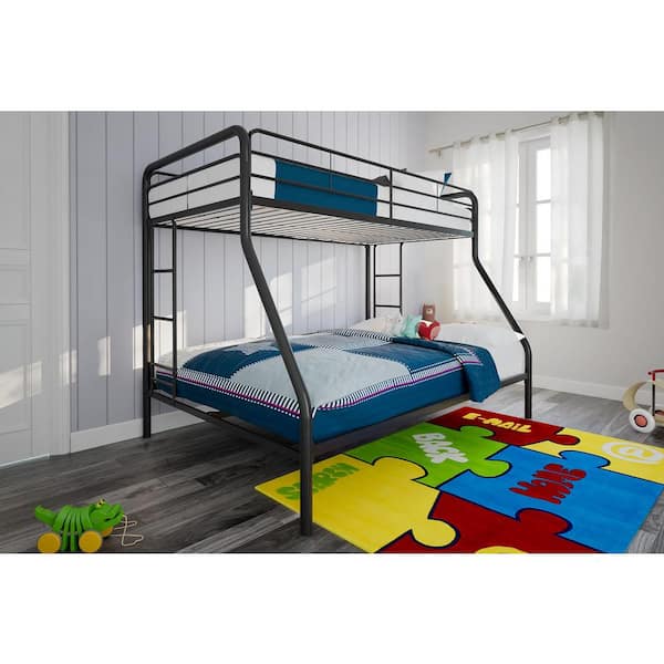 Dhp Cindy Black Twin Over Full Metal, 6 Foot Bunk Beds