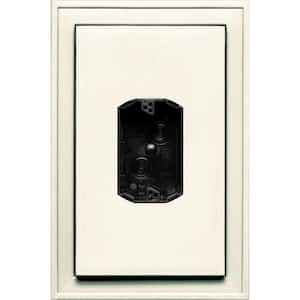 8.125 in. x 12 in. #034 Parchment Jumbo Electrical Mounting Block Centered