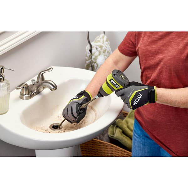 USB Lithium Cordless Drain Auger with 2.0 Ah USB Lithium Battery and Charging Cable