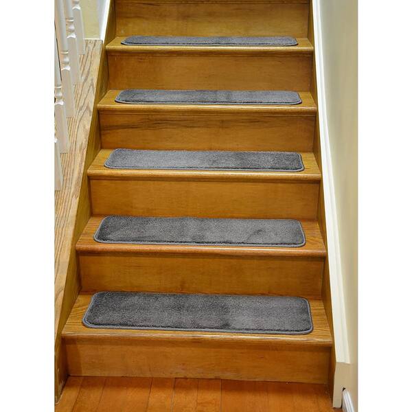 8×30 Carpet Stair Treads Non Slip 15 Gray 