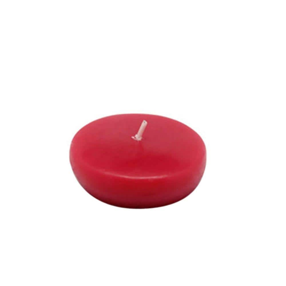 UPC 858620002115 product image for Zest Candle 2.25 in. Red Floating Candles (Box of 24) | upcitemdb.com