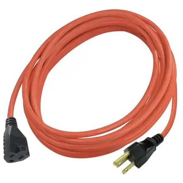 25 ft. L 6/3 SJTW Outdoor Extension Cord Orange