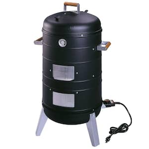 2-in-1 Electric Water Smoker Grill