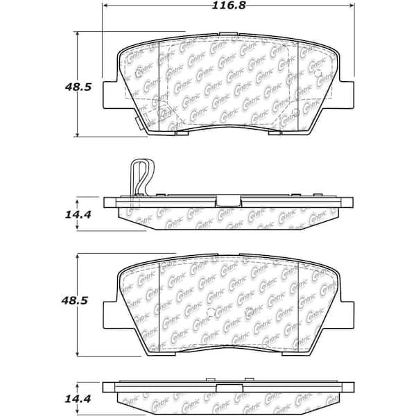 Centric Parts Disc Brake Pad Set