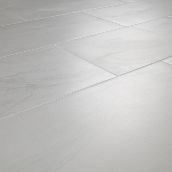 MSI Alexandra White 12 in. x 24 in. Matte Porcelain Marble