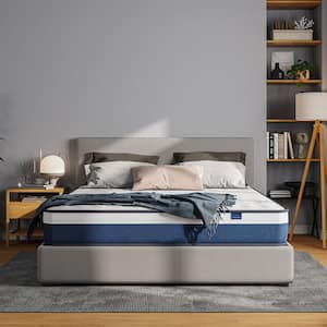 Twin XL Medium Innerspring Hybrid 10 in. Mattress with Memory Foam, Mattress in a Box