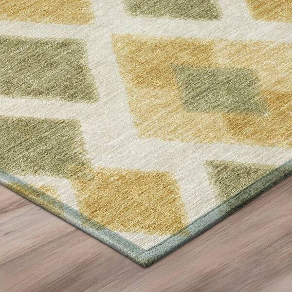 Chantille Machine Washable Indoor/Outdoor Abstract ACN3021 Sage 2 ft. x 3 ft. Accent Rug