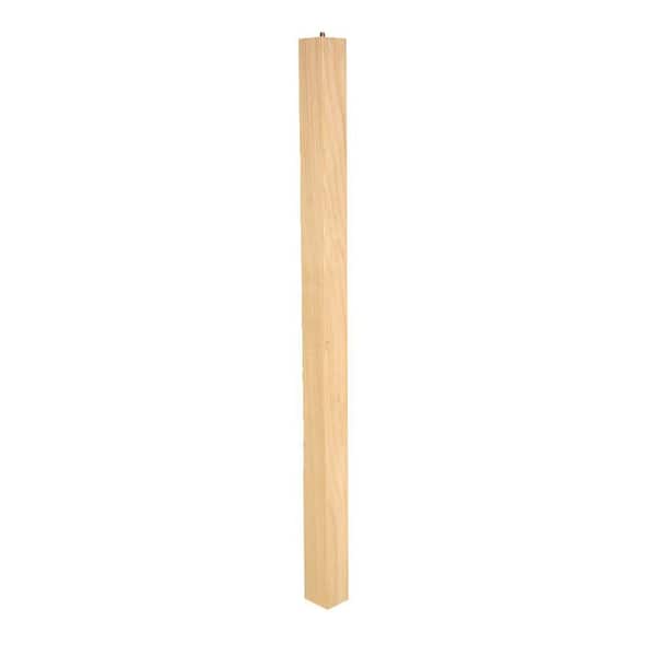 Kelleher 1-5/8 in. x 1-5/8 in. x 28 in. Ash Table Leg