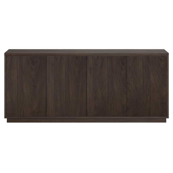 Alston Alder Brown MDF 68 in. Buffet Table